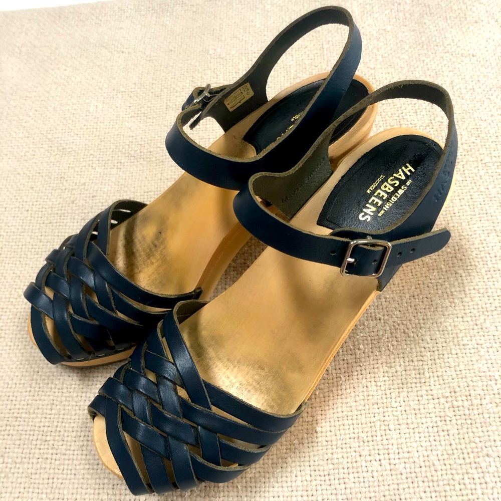 Swedish Hasbeens straps sandal
